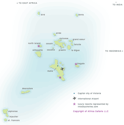 Seychelles Map