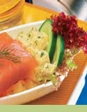 KLM Business class inflight cuisine